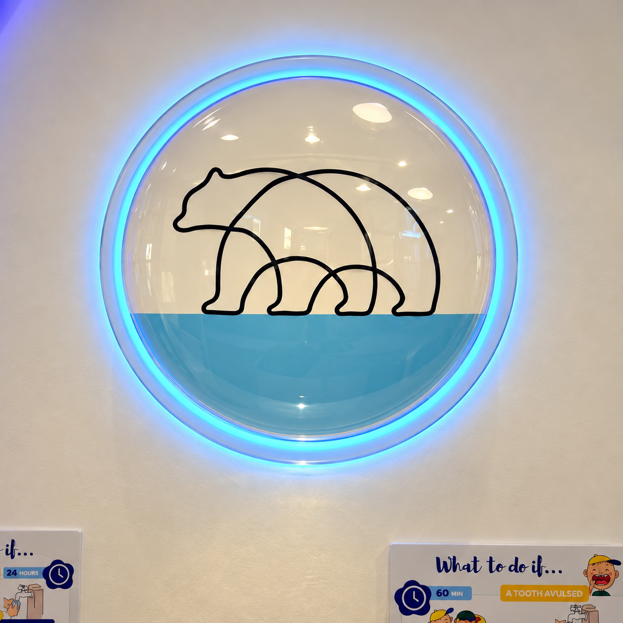 Polar Bear Dental Reception Lounge
